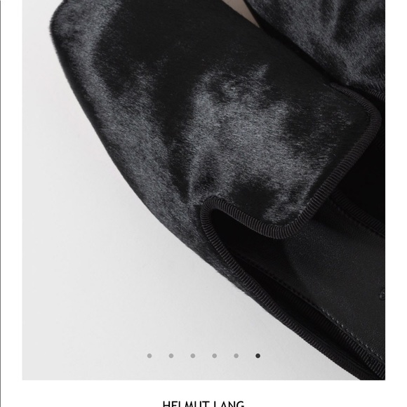 ⭐️SOLD⭐️Helmut Lang Square Toe Loafer calf skin Black 10 - Picture 6 of 7